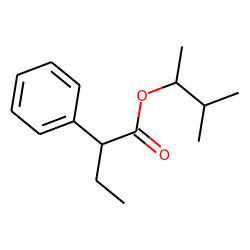 Butyric acid, 2-phenyl-, 3-methylbut-2-yl ester