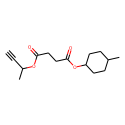 Succinic acid, but-3-yn-2-yl cis-4-methylcyclohexyl ester