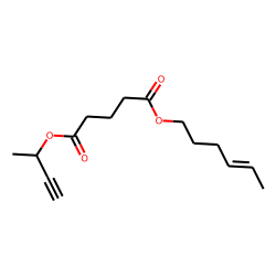 Glutaric acid, hex-4-en-1-yl but-3-yn-2-yl ester