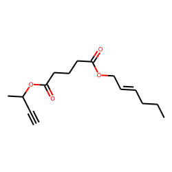 Glutaric acid, hex-2-en-1-yl but-3-yn-2-yl ester