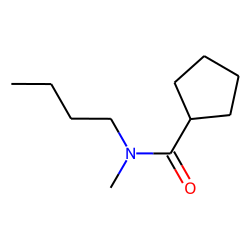 Cyclopentanecarboxamide, N-butyl-N-methyl-