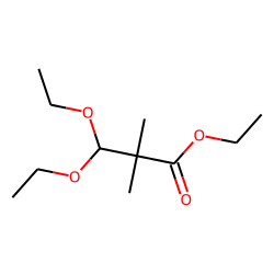 Propionic acid, 3,3-diethoxy-2,2-dimethyl-, ethyl ester