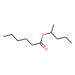 Hexanoic acid, 1-methylbutyl ester