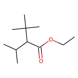 Butanoic acid, 3,3-dimethyl-2-(1-methylethyl), ethyl ester