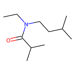 Propanamide, 2-methyl-N-ethyl-N-3-methylbutyl-