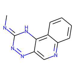 as-Triazino[6,5-c]quinoline, 2-methylamino-