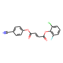 Fumaric acid, 4-cyanophenyl 2-chloro-6-fluorophenyl ester