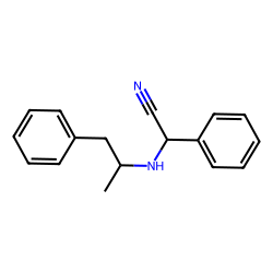Benzeneacetonitrile, .alpha.-[(1-methyl-2-phenylethyl)amino]-