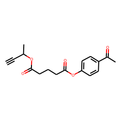 Glutaric acid, but-3-yn-2-yl 4-acetylphenyl ester