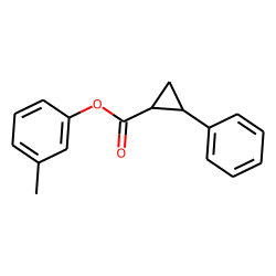Cyclopropanecarboxylic acid, trans-2-phenyl-, 3-methylphenyl ester