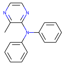 2-(N,n-diphenylamino)-3-methyl pyrazine