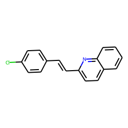 Quinoline, 2-[2-(4-chlorophenyl)ethenyl]-