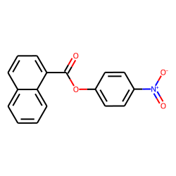 1-Naphthoic acid, 4-nitrophenyl ester