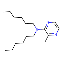 2-(N,n-di-n-hexylamino)-3-methyl pyrazine