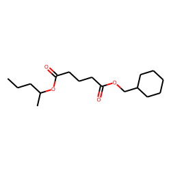 Glutaric acid, cyclohexylmethyl 2-pentyl ester