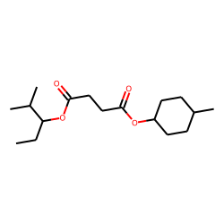 Succinic acid, 2-methylpent-3-yl trans-4-methylcyclohexyl ester