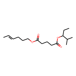 Glutaric acid, hex-4-en-1-yl 2-methylpent-3-yl ester