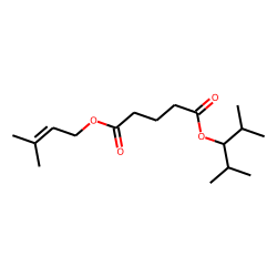 Glutaric acid, 3-methylbut-2-en-1-yl 2,4-dimethylpent-3-yl ester