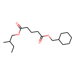 Glutaric acid, cyclohexylmethyl 2-methylbutyl ester
