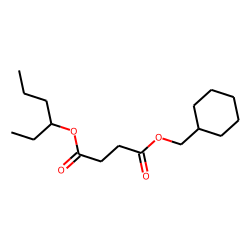 Succinic acid, cyclohexylmethyl 3-hexyl ester