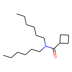 Cyclobutanecarboxamide, N,N-dihexyl-