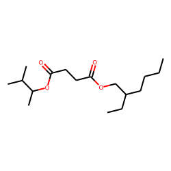 Succinic acid, 2-ethylhexyl 3-methylbut-2-yl ester