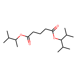 Glutaric acid, 3-methylbut-2-yl 2,4-dimethylpent-3-yl ester