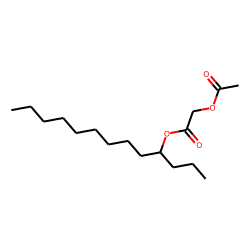 Acetoxyacetic acid, 4-tridecyl ester
