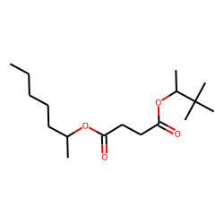 Succinic acid, hept-2-yl 3,3-dimethylbut-2-yl ester