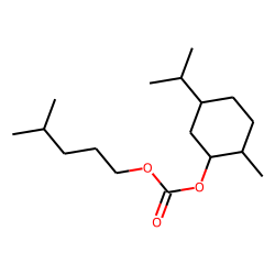 Carbonic acid, (1R)-(-)-menthyl isohexyl ester