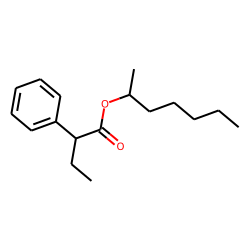 Butyric acid, 2-phenyl-, hept-2-yl ester