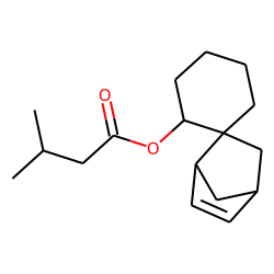 8,9,10-trinorborn-5-ene-2-spiro-1'-(2'-isovaleroxycyclohexane)
