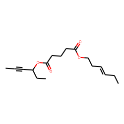 Glutaric acid, hex-4-yn-3-yl cis-hex-3-enyl ester