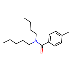 Benzamide, 4-methyl-N-butyl-N-pentyl-