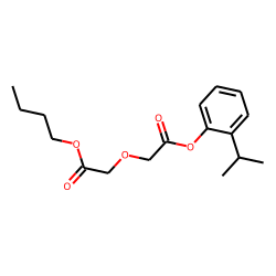 Diglycolic acid, butyl 2-isopropylphenyl ester