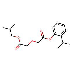 Diglycolic acid, isobutyl 2-isopropylphenyl ester