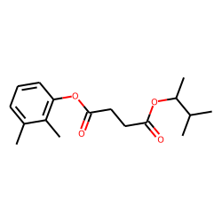 Succinic acid, 3-methylbut-2-yl 2,3-dimethylphenyl ester
