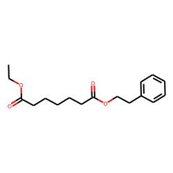 Pimelic acid, ethyl phenethyl ester