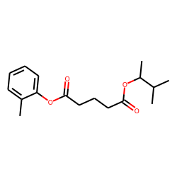 Glutaric acid, 3-methylbut-2-yl 2-methylphenyl ester