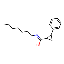 1-Cyclopropanecarboxamide, 2-phenyl-N-heptyl-