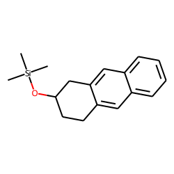 Anthracene, 1,2,3,4-tetrahydro-2-ol, TMS