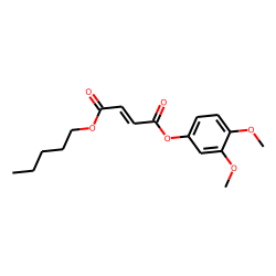 Fumaric acid, 3,4-dimethoxyphenyl pentyl ester