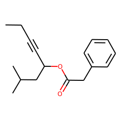 Phenylacetic acid, 2-methyloct-5-yn-4-yl ester