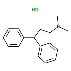 1-Indanamine, n,n-dimethyl-3-phenyl-, hydrochloride