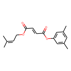 Fumaric acid, 3,5-dimethylphenyl 3-methylbut-2-en-1-yl ester