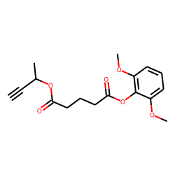 Glutaric acid, but-3-yn-2-yl 2,6-dimethoxyphenyl ester