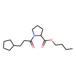 L-Proline, N-(3-cyclopentylpropionyl)-, butyl ester