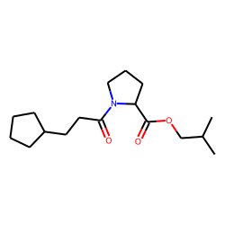 L-Proline, N-(3-cyclopentylpropionyl)-, isobutyl ester
