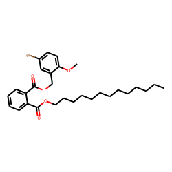 Phthalic acid, 5-bromo-2-methoxybenzyl tridecyl ester