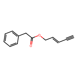 phenylacetic acid, pent-2-en-4-ynyl ester